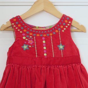 NEXT UK 🇬🇧 - Red Velvet 'Made with love' dress